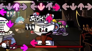 Friday Night Funkin' - "Pasta Night" but Sans, Cuphead and Bendy Sings It - Vs Hypno's Lullaby V2