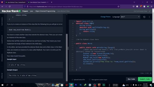 Java Abstract Class HackerRank solution bangla | the cracker смотреть онлайн