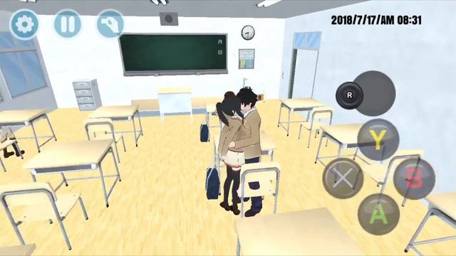 Поцелуй девушек??/Обновление/High School Simulator 2018 смотреть онлайн