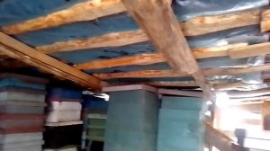 КРЫША ИЗ ГОРБЫЛЯ для сарая из поддонов 12 на 4 без СТОЛБОВ без ФУНДАМЕНТА