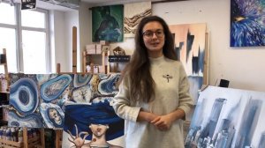 Вебинар «Как начать писать современные интерьерные картины» | Акбирова Аделина — Приглашение