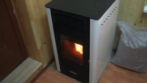 Отопление Дачи пеллетным камином Flumenfire Baby.