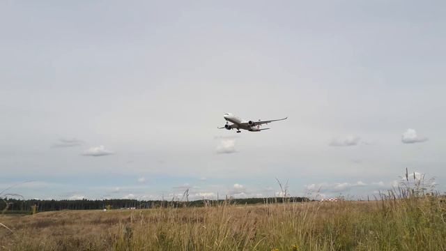 Airbus A350 Aeroflot VQ-BFY в SVO смотреть онлайн