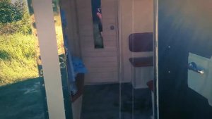Мы живем на отцовской земле , внуки сварога,славные дети! Баня на колесах ставь в любом месте!