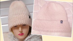 Вяжем шапку с модной макушкой.