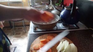 #РукоделиеотГалины Почки свиные жареные с луком и морковкой