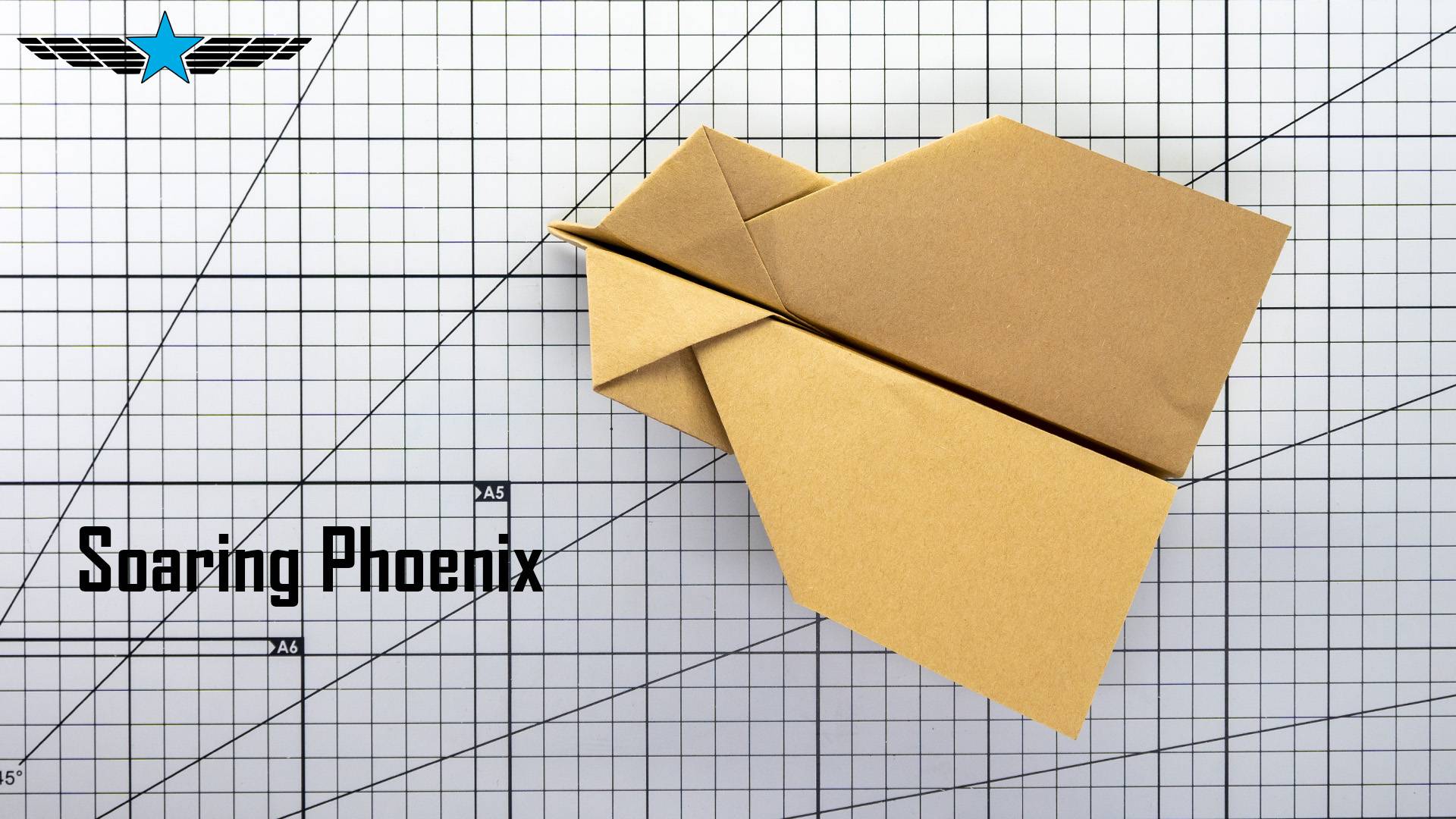 Парящий Феникс — простой, но потрясающий мастер-класс о самолете-оригами смотреть онлайн