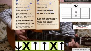 Красивая дворовая песня на гитаре (Вечер догорал а мы прощались)