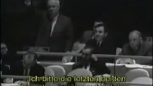 Копия видео Н С Хрущев в ООН   12 октября 1960 года