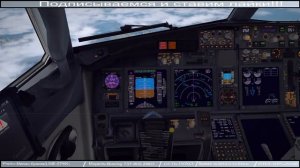 Real Flight:Милан-Краков авиакомпания RYANAIR Boeing 737 800 ZIBO