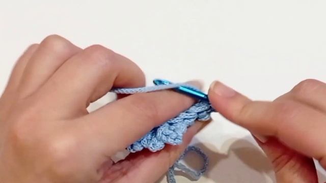 Эффектный узор в технике букле "Мех". Вязание крючком.