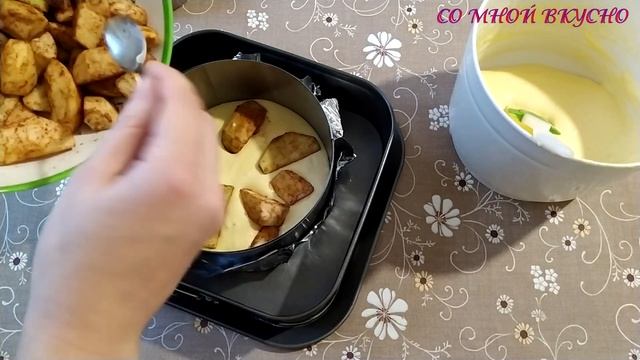 Шарлотка с яблоками — простой классический рецепт в духовке| ЯБЛОЧНЫЙ