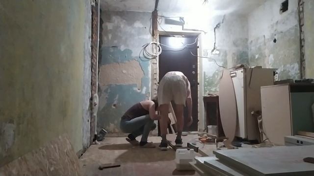 (ч.5) КАПИТАЛЬНЫЙ РЕМОНТ УБИТОЙ КВАРТИРЫ ОДНУШКИ 18 КВ. Бюджетный ремонт своими руками