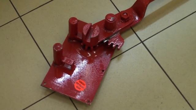 Гибочный станок, ручной станок для гибки арматуры 16D16мм смотреть онлайн