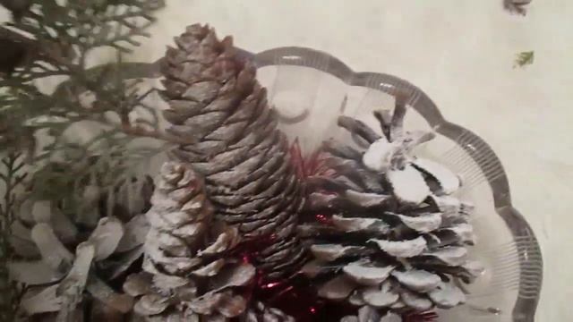 Новогодняя композиция своими руками. смотреть онлайн