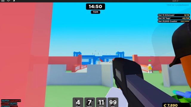 Поймал Читера в Роблоксе! Покупаю оружие в игре Пейнтбол роблокс(100000$)! BIG Paintball roblox! смотреть онлайн