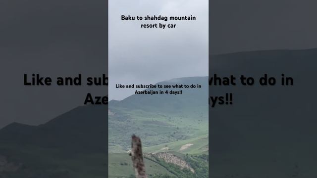 Baku Azerbaijan to shahdag mountain resort | Qusar Azerbaijan beautiful city to explore.