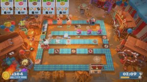 Overcooked! All You Can Eat Carnival of chaos 3-1 [4 Stars] [2 Players]