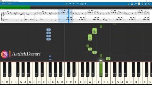 Oh Sita Hey Rama Song Keyboard Notes | Vishal Chandrasekhar | Dulquer Salman | Sita Ramam