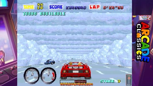 TURBO OUT RUN (SEGA, 1989 / Arcade Gameplay Sample) смотреть онлайн
