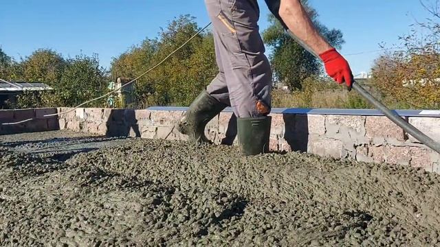 Влаштування бетонної підлоги в гаражі