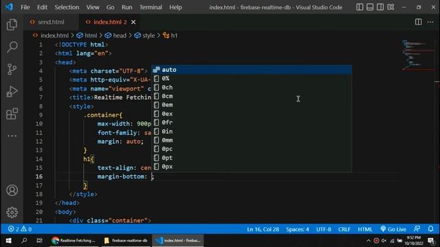 Firebase Realtime Database JavaScript | Firebase crud javascript