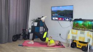 Шейпинг - 11 программа. Снова в строю, после новогодних праздников. Тренировка в домашних условиях.