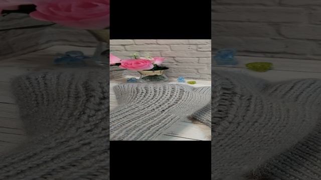 Обзор варежки вязаные ручной работы.