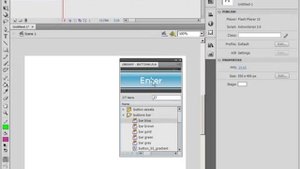 044  Библиотека элементов в Adobe Flash CS4