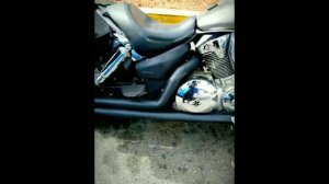 Honda VTX 1300R Hard Krome exhaust