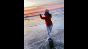 Татьяна Навка Катается На Коньках По Байкалу
