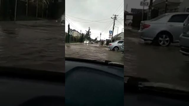 в Сочи подтопило село Весёлое