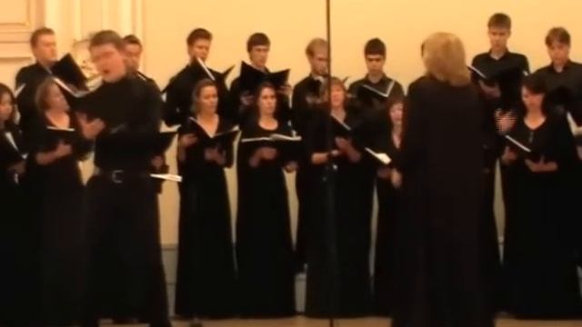 Ныне отпущаеши. Соло Роман Малаканов.(choir STUDIUM).