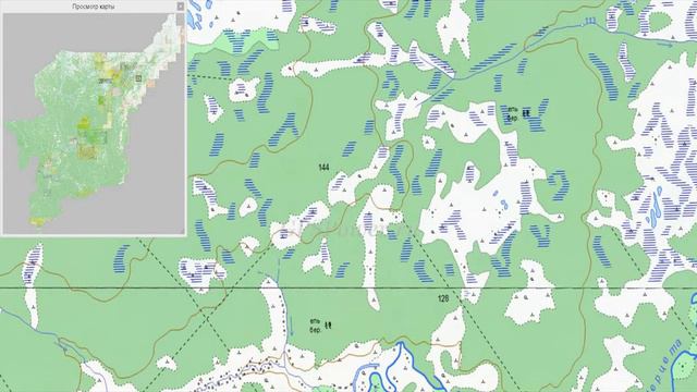 Топографическая карта Республики Коми для OziExplorer смотреть онлайн