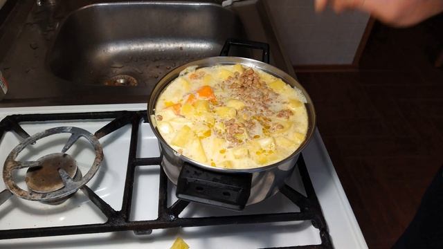 Тыквенный крем-суп с чечевицей