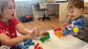 Гигабивень против Рептавра и Редбека ! Водная атака самых крутых гуджитсу! Новый баттл!