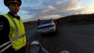 Остановили ДПС на мопеде ((