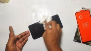 Телефон Vivo Y15s как самому наклеить защитное стекло на экран телефона смартфона