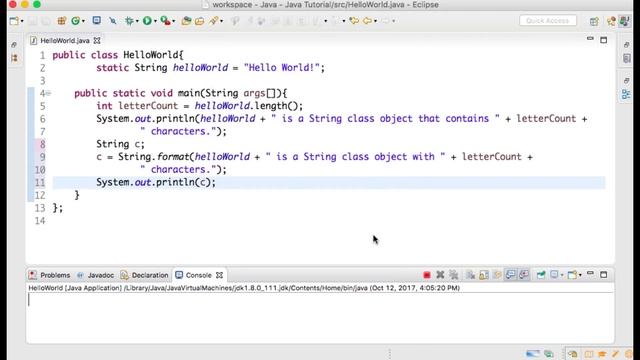 Java made Simple: String Class Tutorial