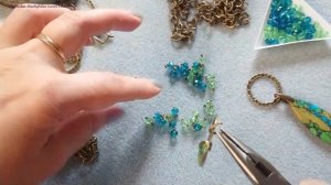 Кулон и Серьги своими руками, Украшения из натуральных камней, Мастер класс украшения