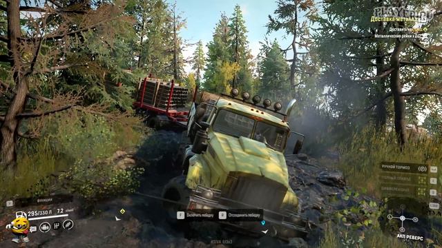 SnowRunner. Выполняем поручения и контракты на локации Карьер и Зимнегорск! (РФ) Часть 8 смотреть онлайн