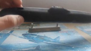 Обзор  готовой  модели   подводной лодки "ЩУКА"  671 проекта