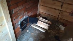 Новая баня в деревне. Витязь 18 печь для русской бани.