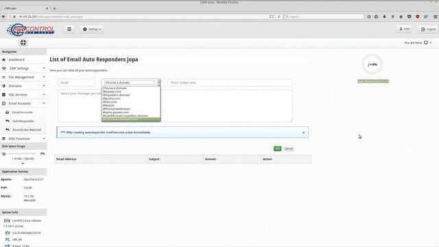 New CentOS WebPanel for Users смотреть онлайн