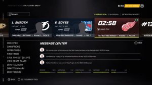 2023 NHL Draft - NHL 21 - GM Mode Commentary - Red Wings - Ep.12