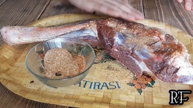 ?СОЧНАЯ БАРАНЬЯ НОГА В ДУХОВКЕ ??#баранина #вдуховке #мясо #овощи #еда #простойрецепт #домашняякухн
