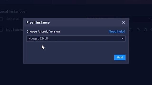 How to Create Nougat 32-bit Instance on BlueStacks 5