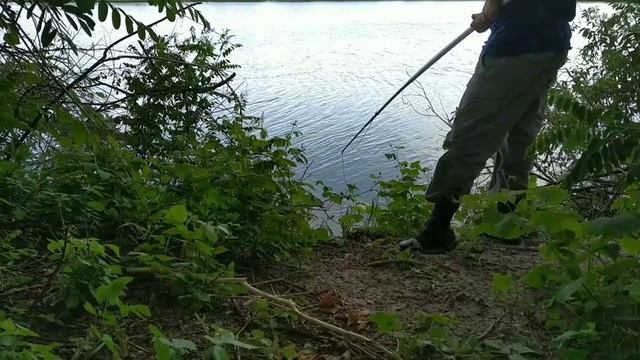 Рыболовный паук. Тест. Телескопический шест для паука. смотреть онлайн