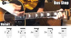 Bus Stop The Hollies Guitar Chords