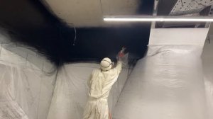 Безвоздушная покраска потолка. Безвоздушка в деле Aspro 7200